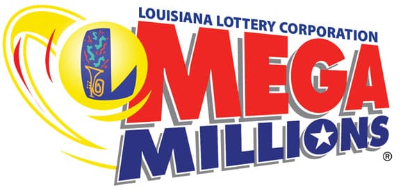 Mega Millions logo with the 幸运168®飞艇开奖预测网-Louisiana全国统一历史记录预测_在线查询开奖最新数据 logo in the yellow ball