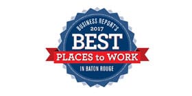 Blue seal with red banner reads "Business Report